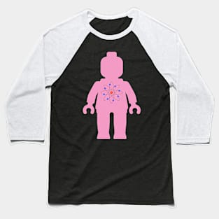 Minifig with Atom Symbol Baseball T-Shirt